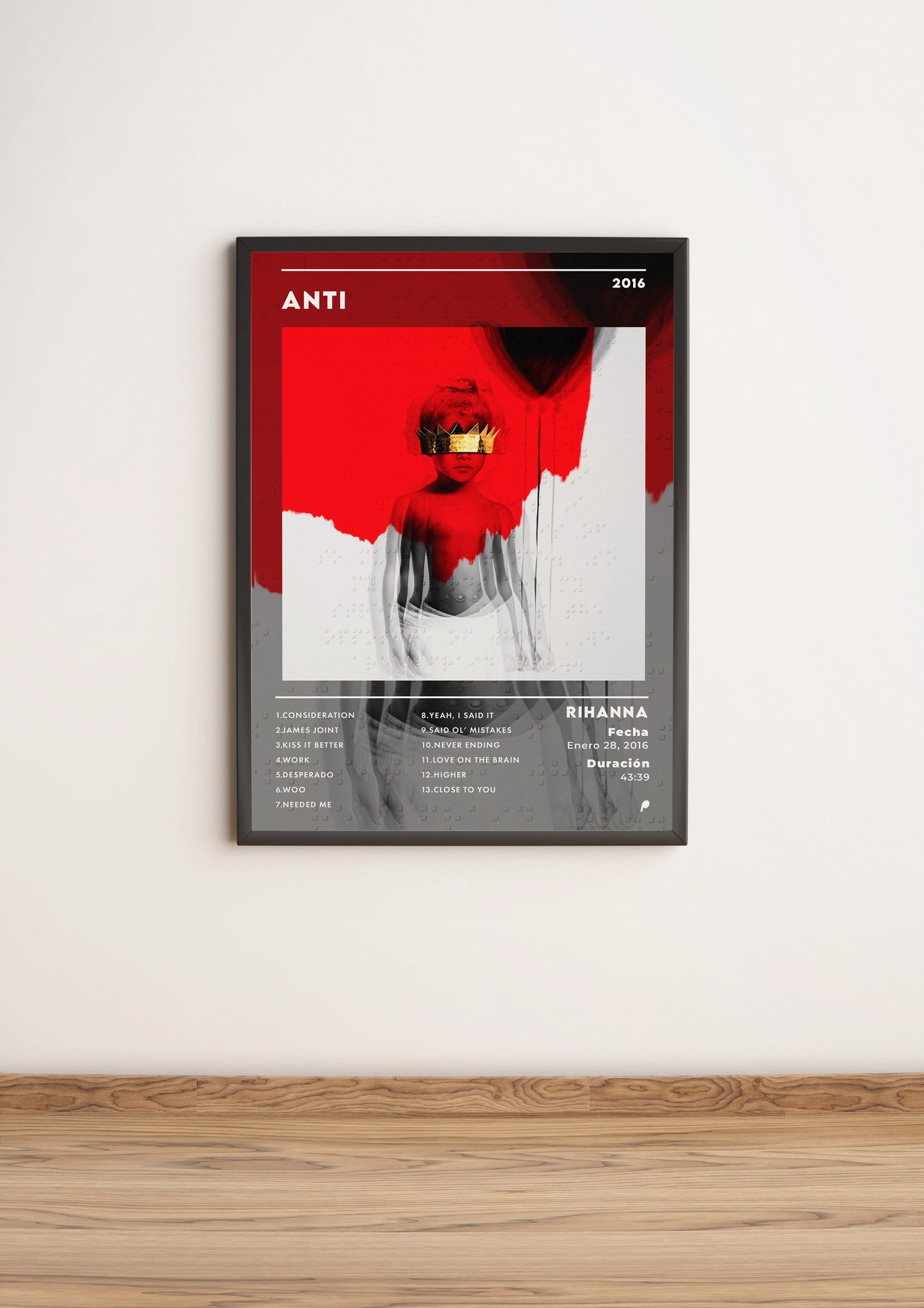 Póster ANTI - Rihanna (Edición APOLEO)