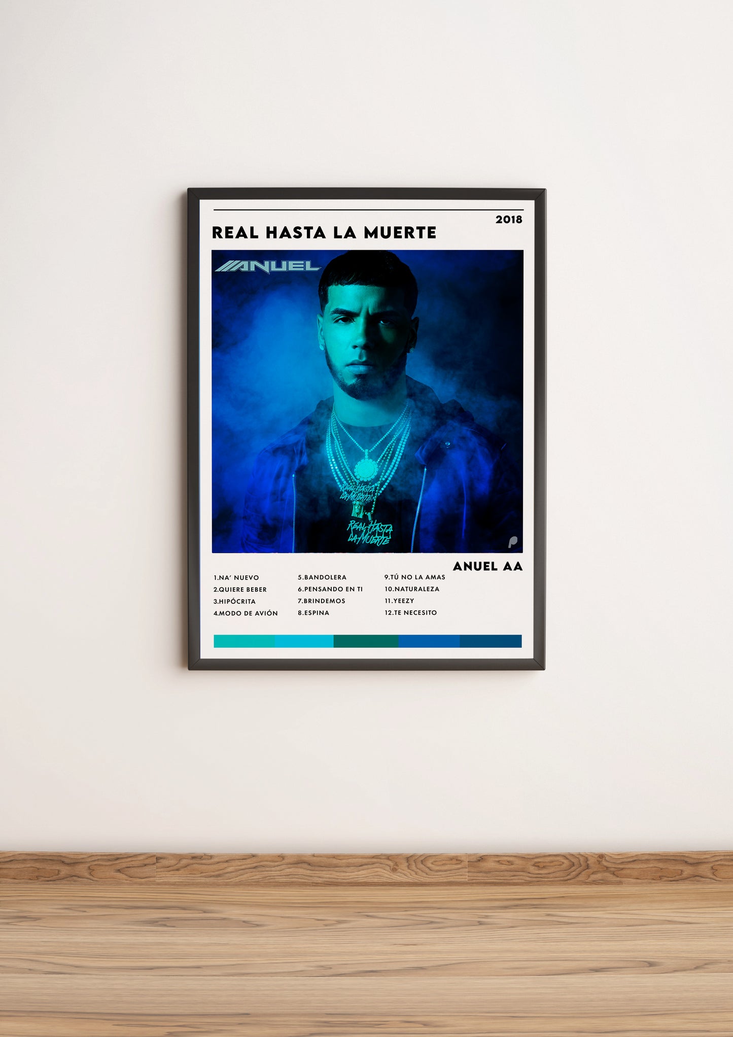 Póster "Real Hasta La Muerte" - Anuel AA