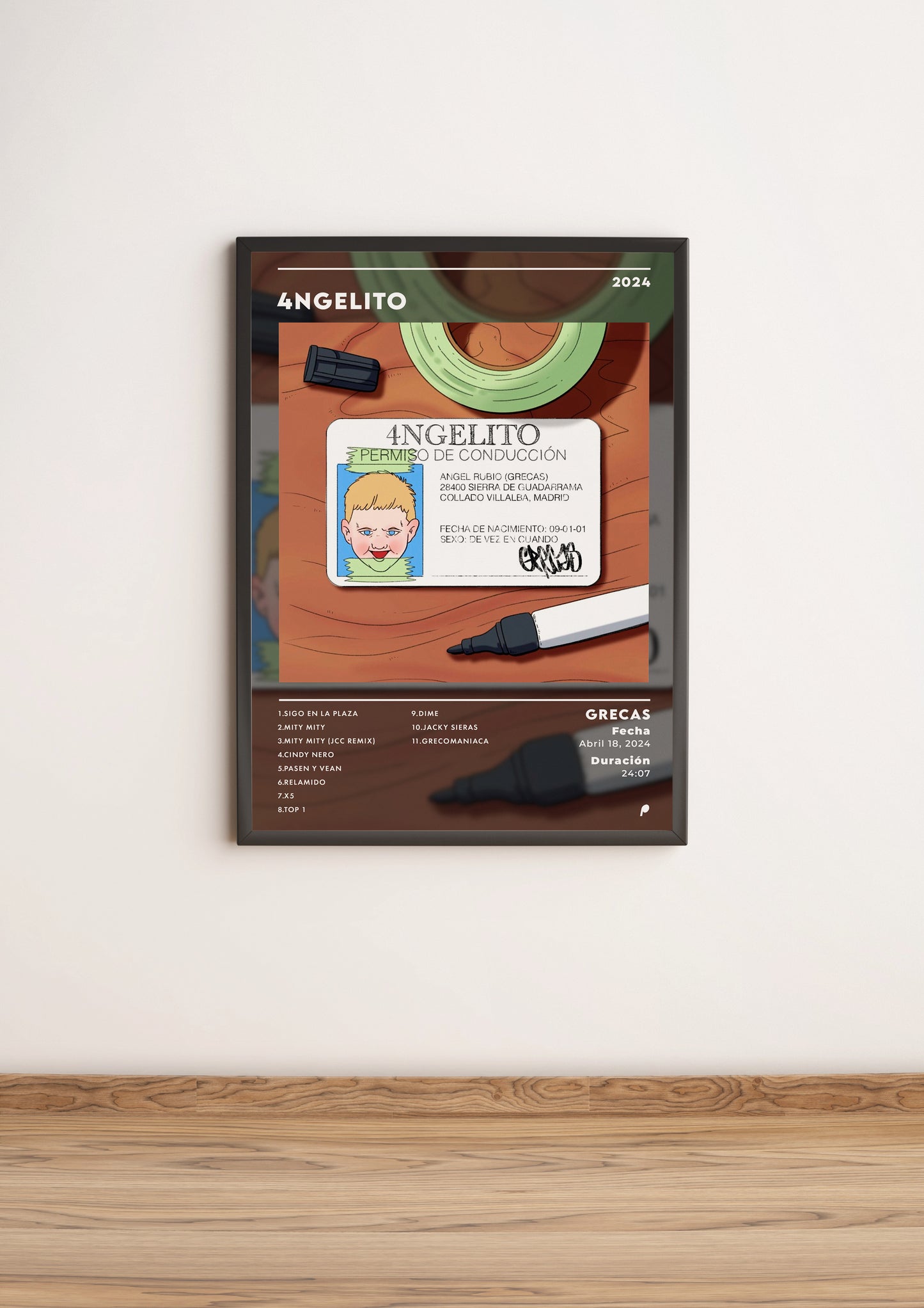Póster "4ngelito" de Grecas (Edición APOLEO)