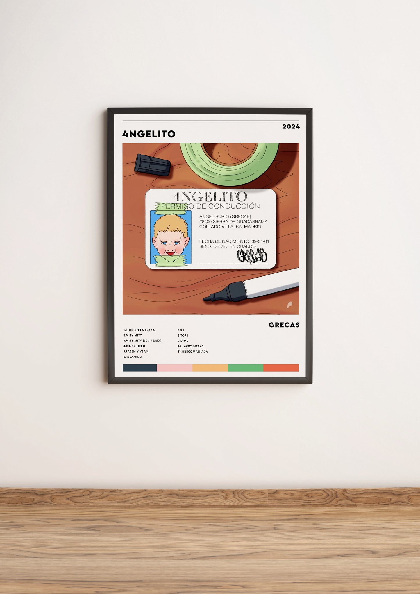 Póster 4ngelito - GRECAS