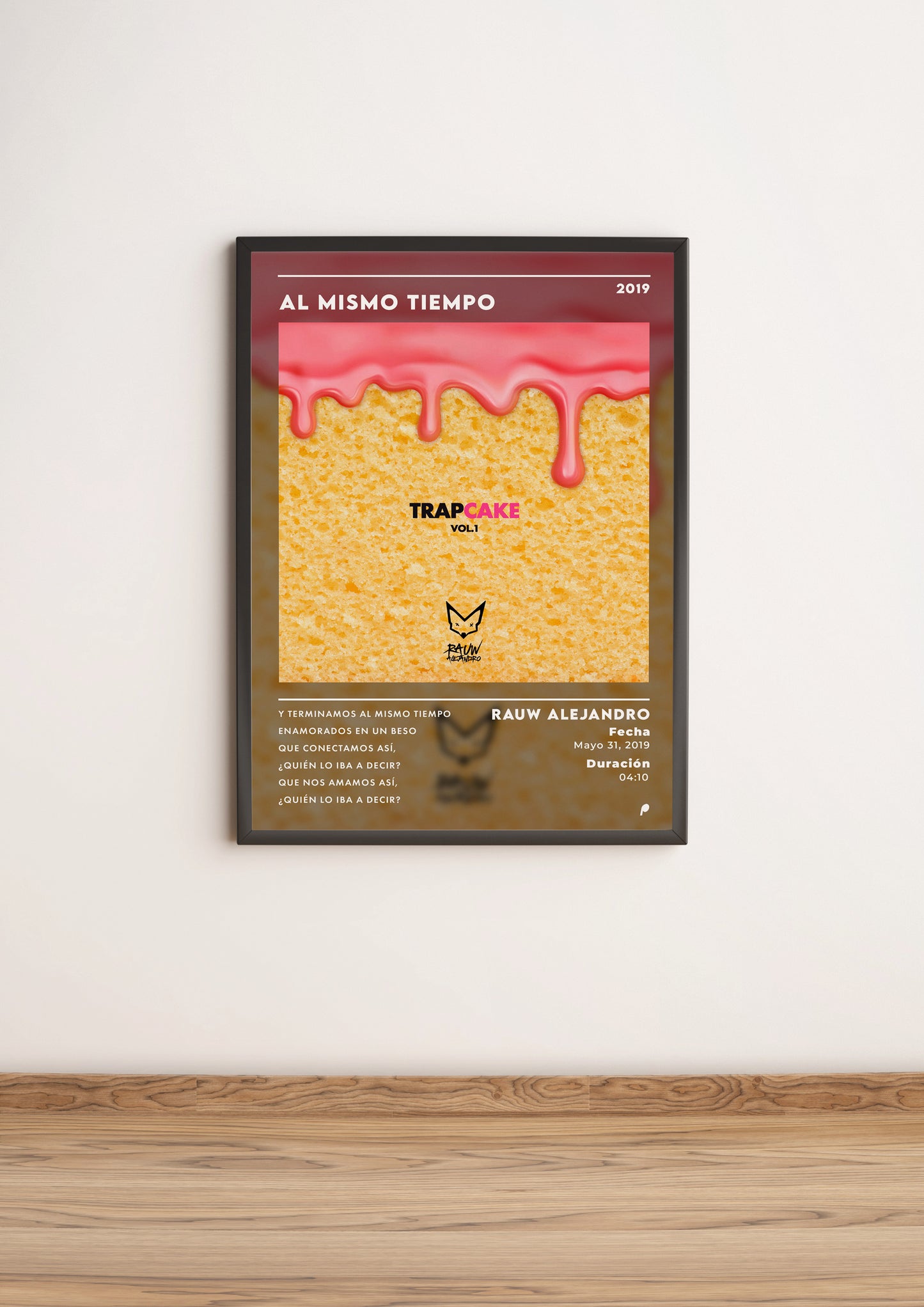 Póster Al Mismo Tiempo - Rauw Alejandro