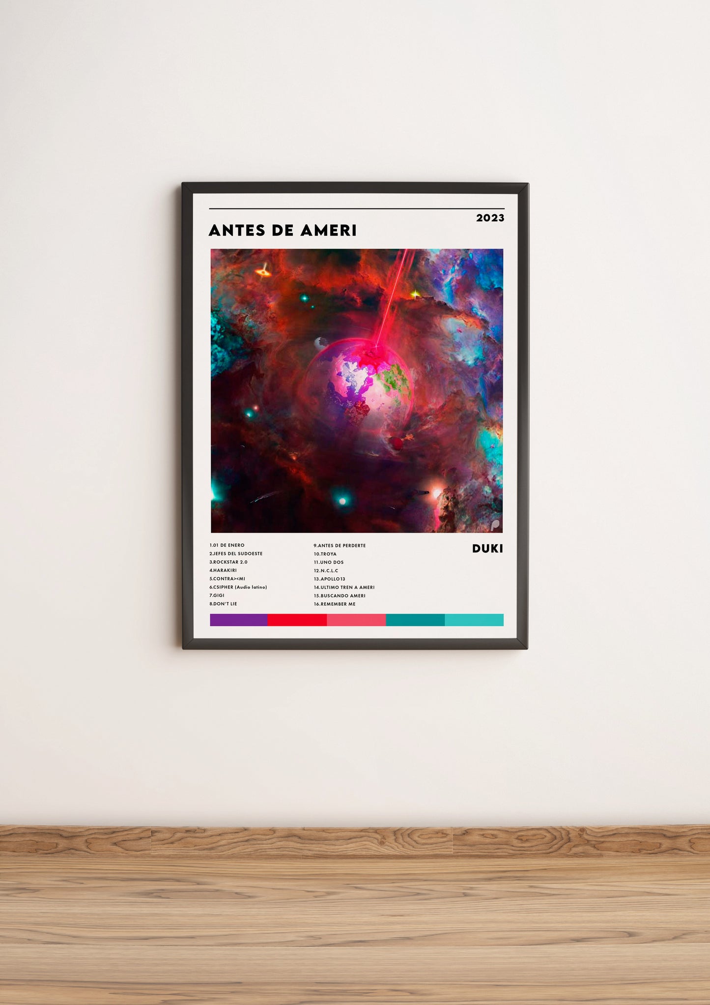 Póster Antes de Ameri - Duki