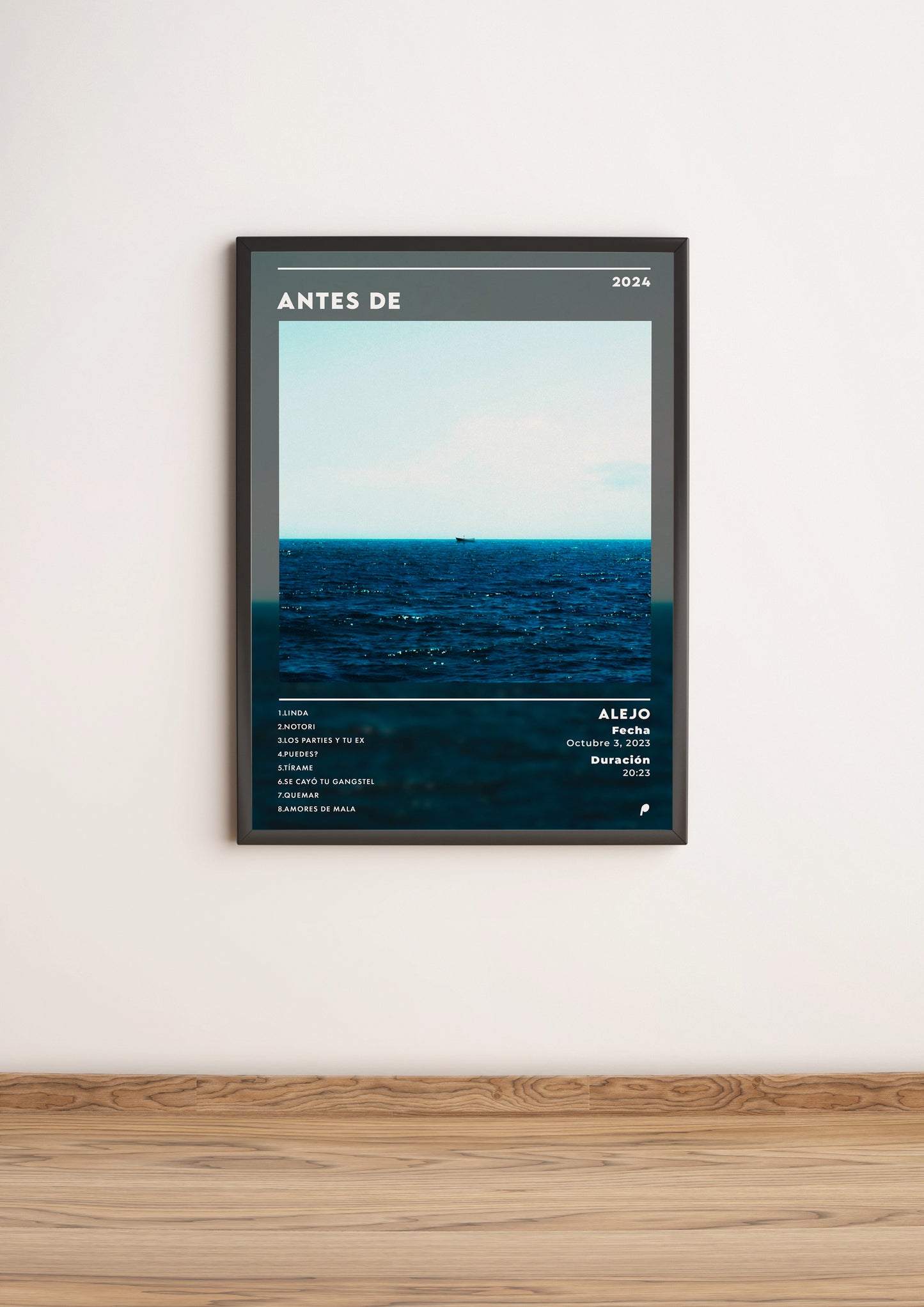 Póster "Antes De" de Alejo (Edición APOLEO)