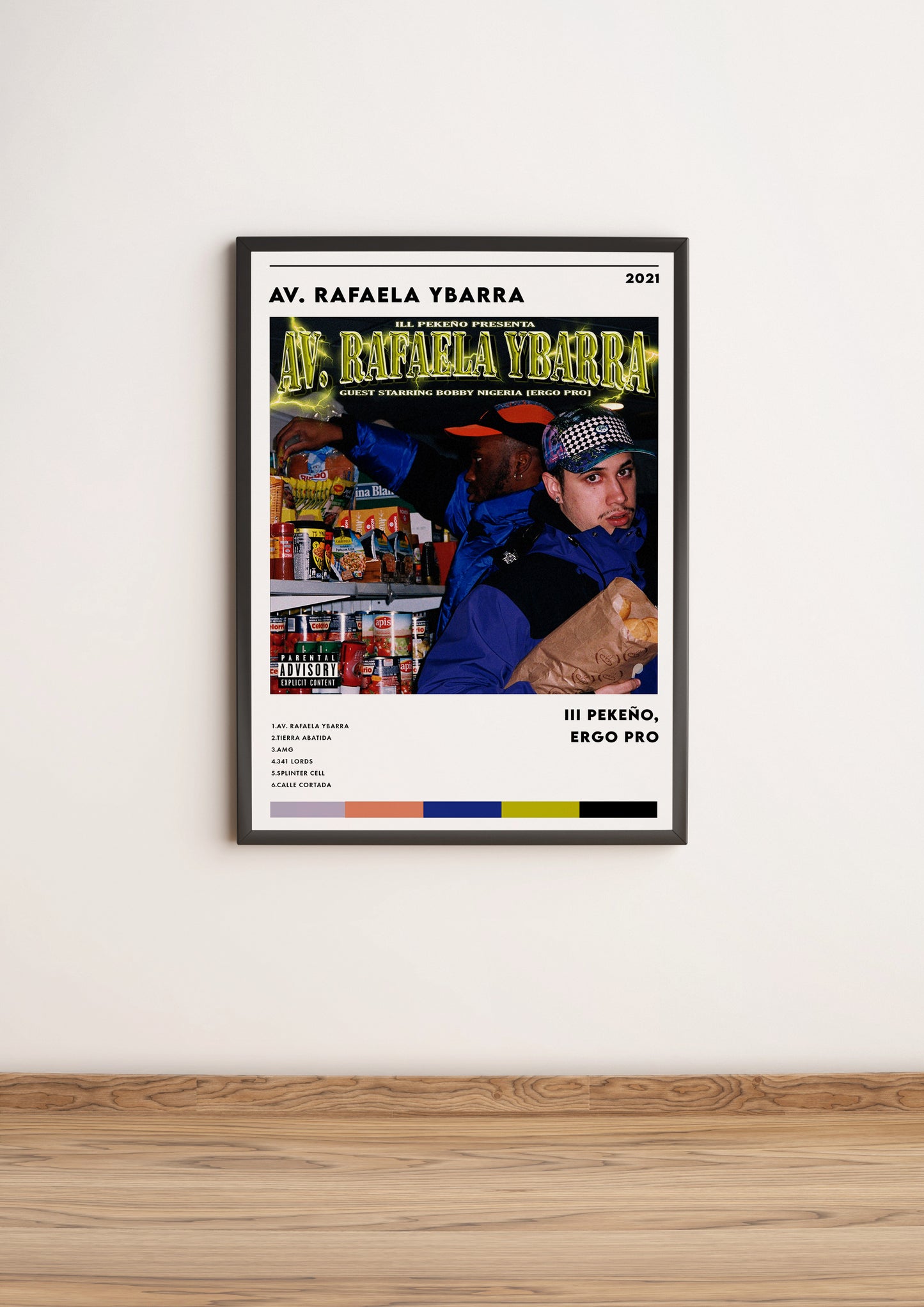 Póster "Av. Rafaela Ybarra" de Ill Pekeño y Ergo Pro