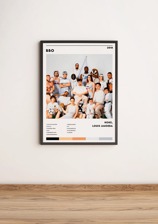 Póster "BBO" de Hoke y Louis Amoeba