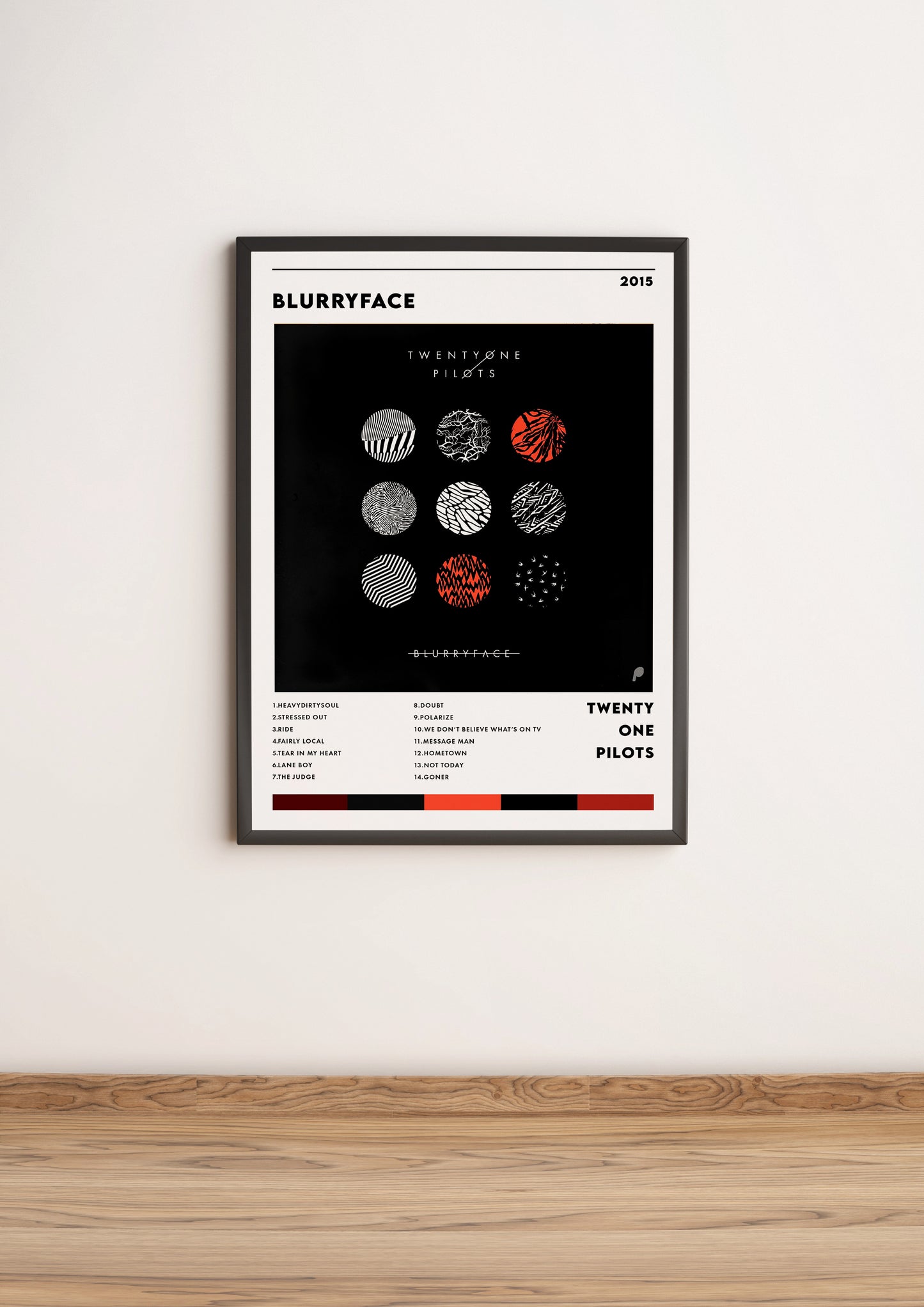 Póster Blurryface - Twenty One Pilots
