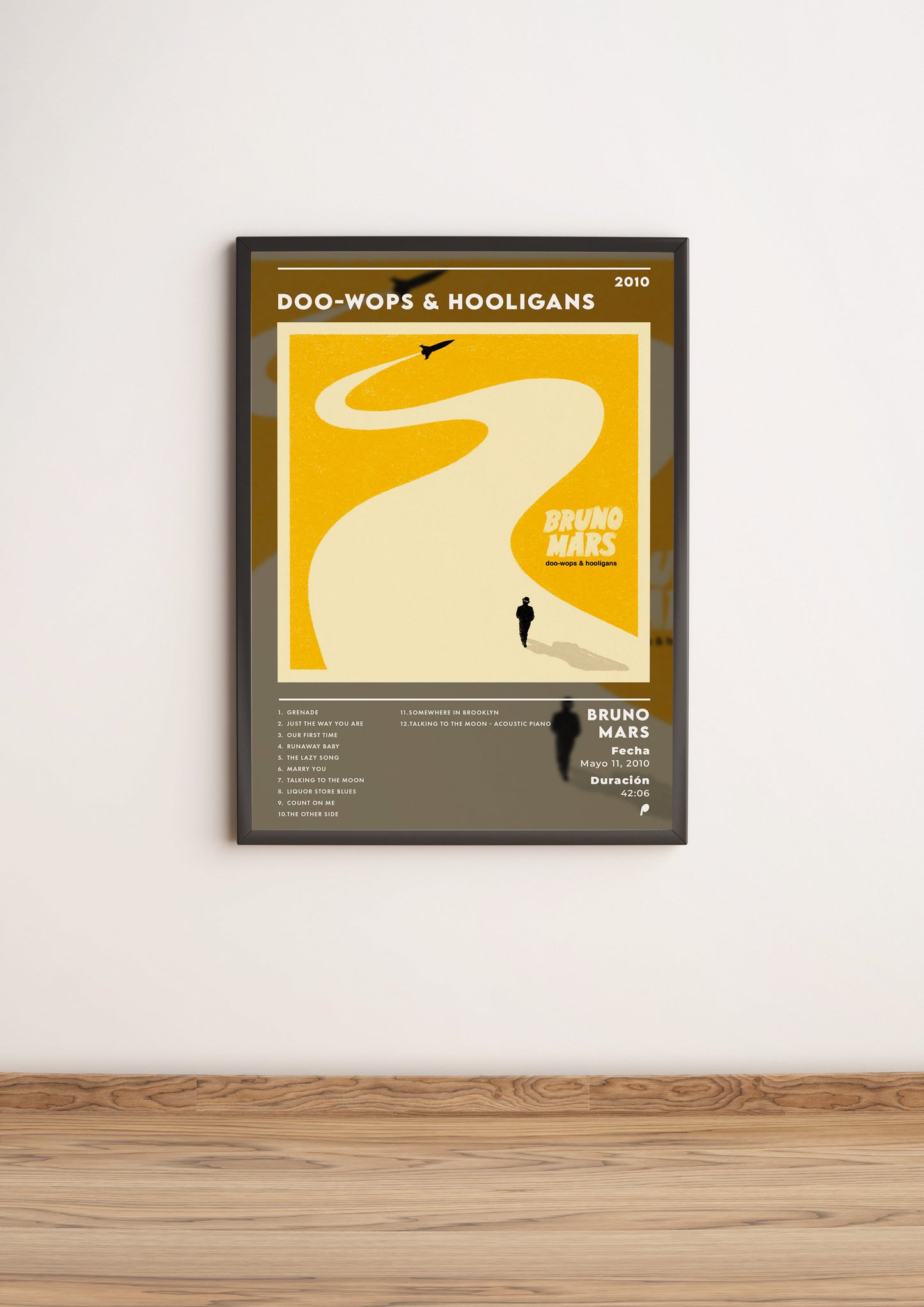 Póster “Doo-Wops & Hooligans” - Bruno Mars (Edición APOLEO)