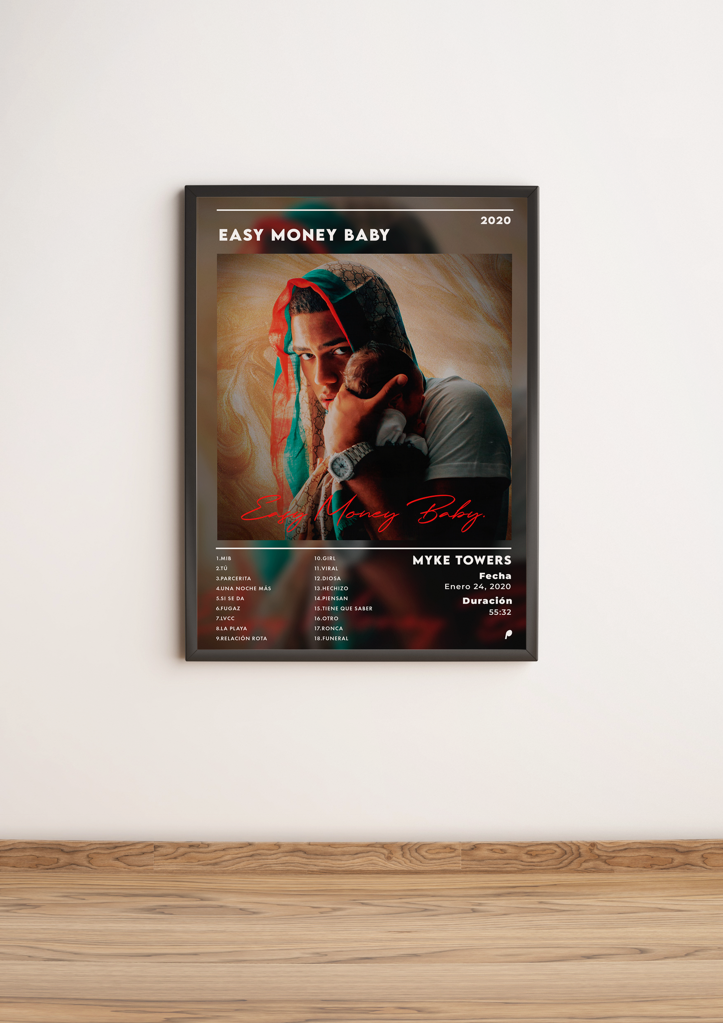 Póster "Easy Money Baby" - Myke Towers (Edición APOLEO)