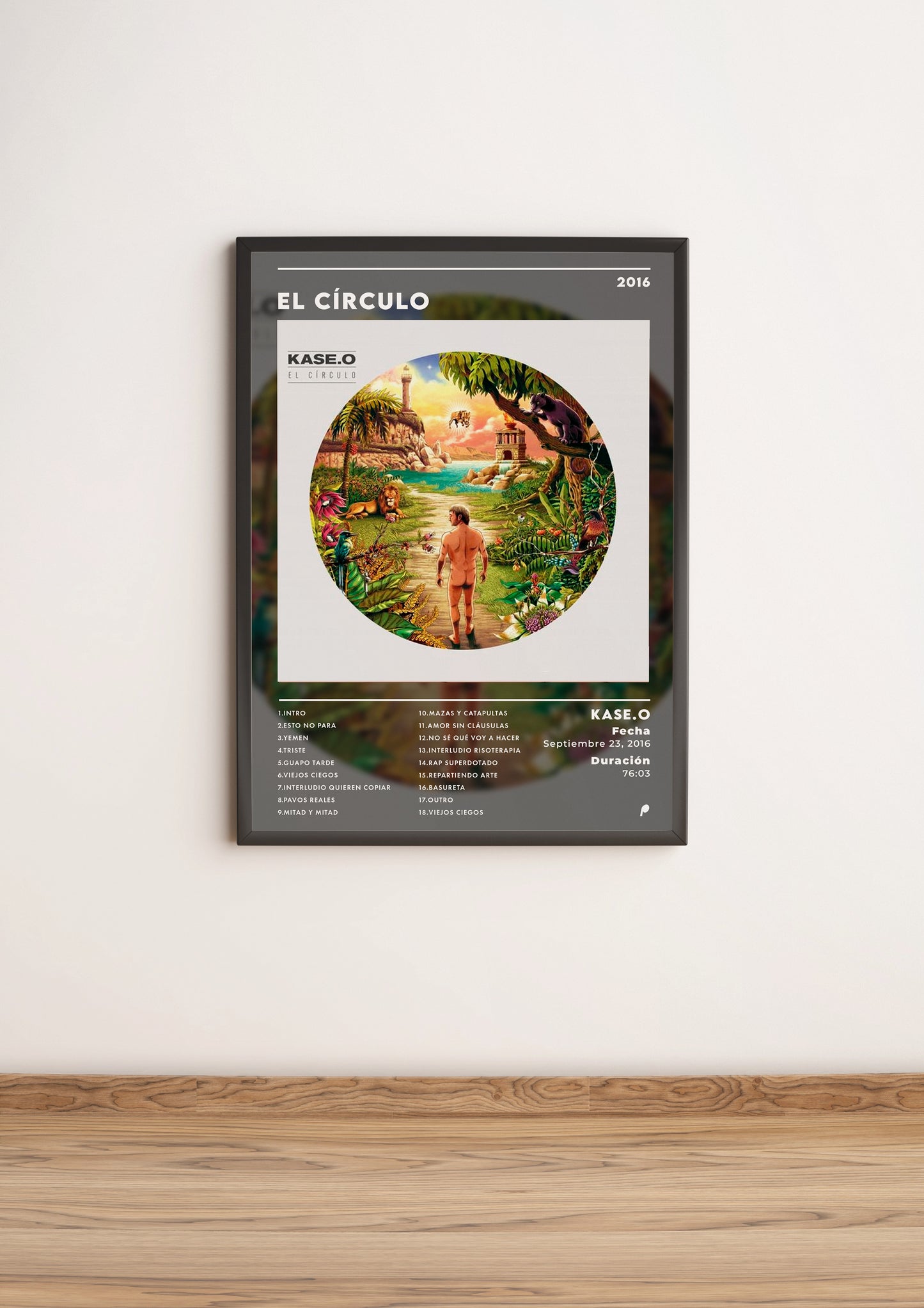 Póster "El Círculo" de Kase.O (Edición APOLEO)