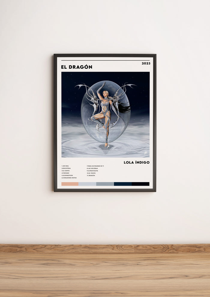 Póster Álbum "El dragón" - Lola Índigo