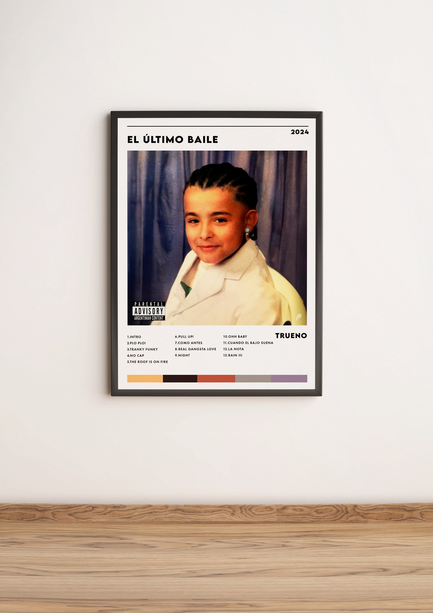 Póster El último Baile - Trueno