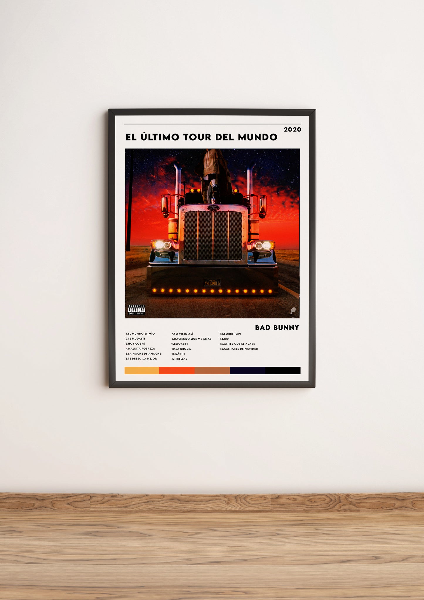 Póster "El Último Tour del Mundo" de Bad Bunny