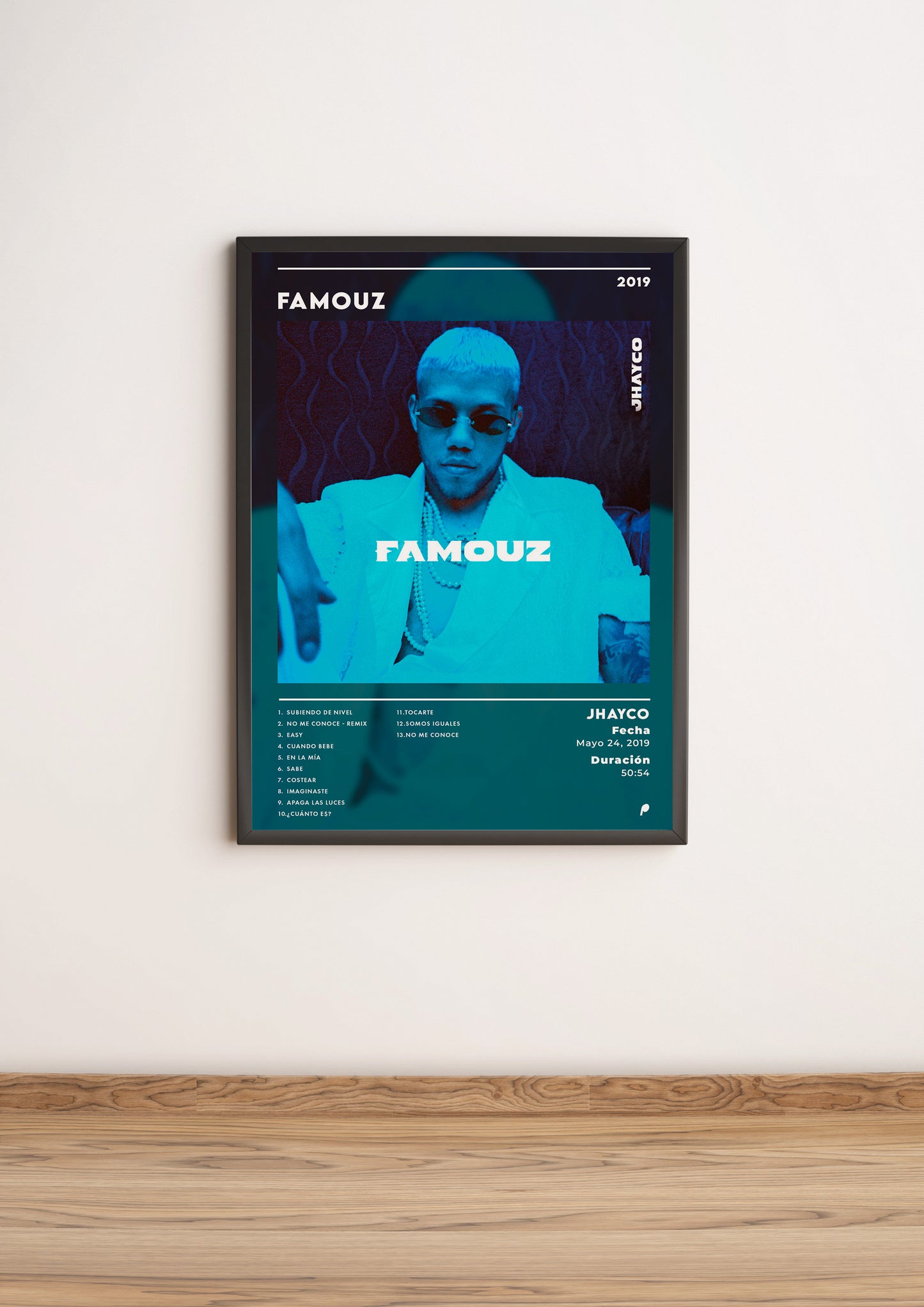 Póster “Famouz” de Jhayco (Edición APOLEO)