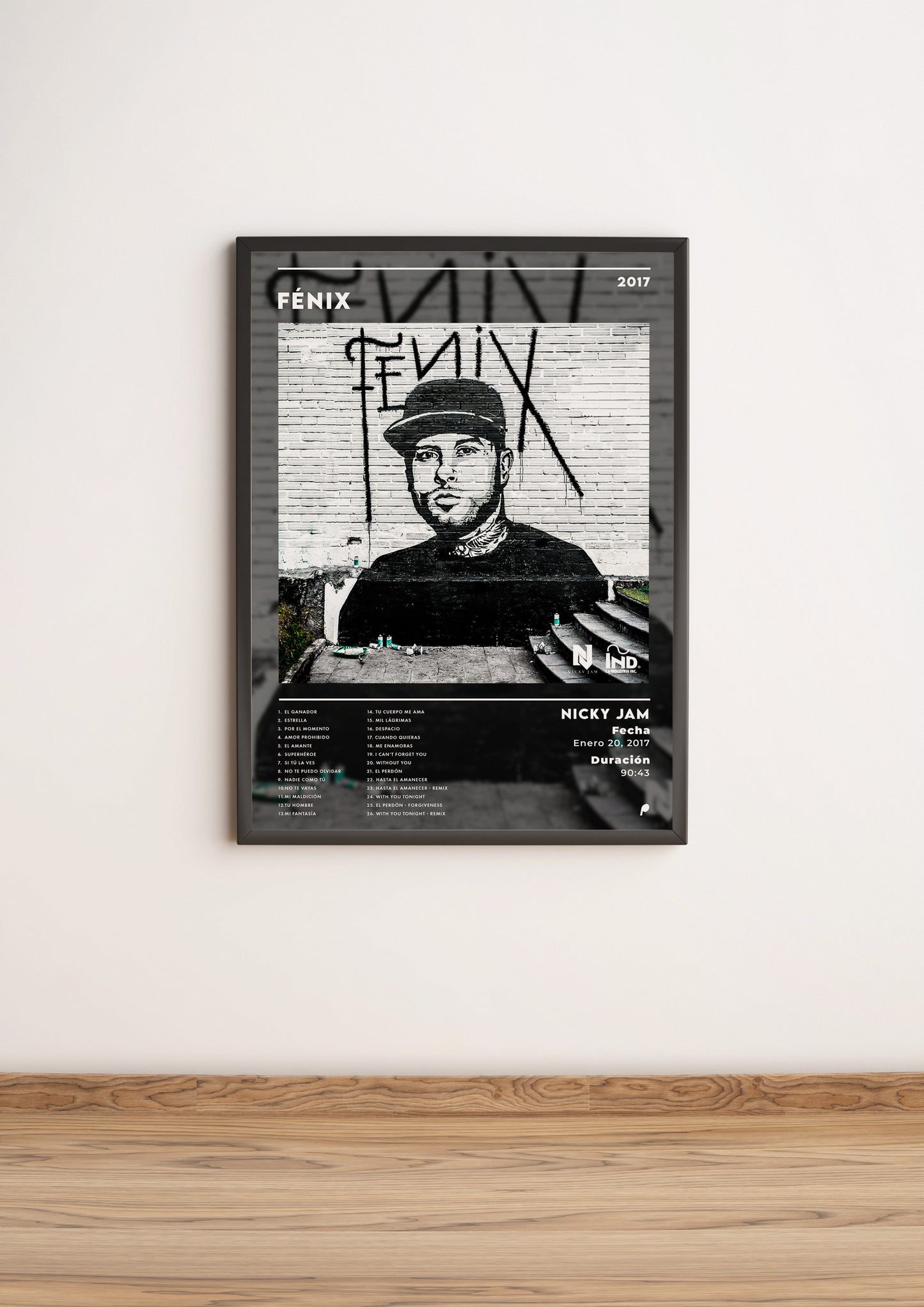 Póster “Fénix” - Nicky Jam (Edición APOLEO)