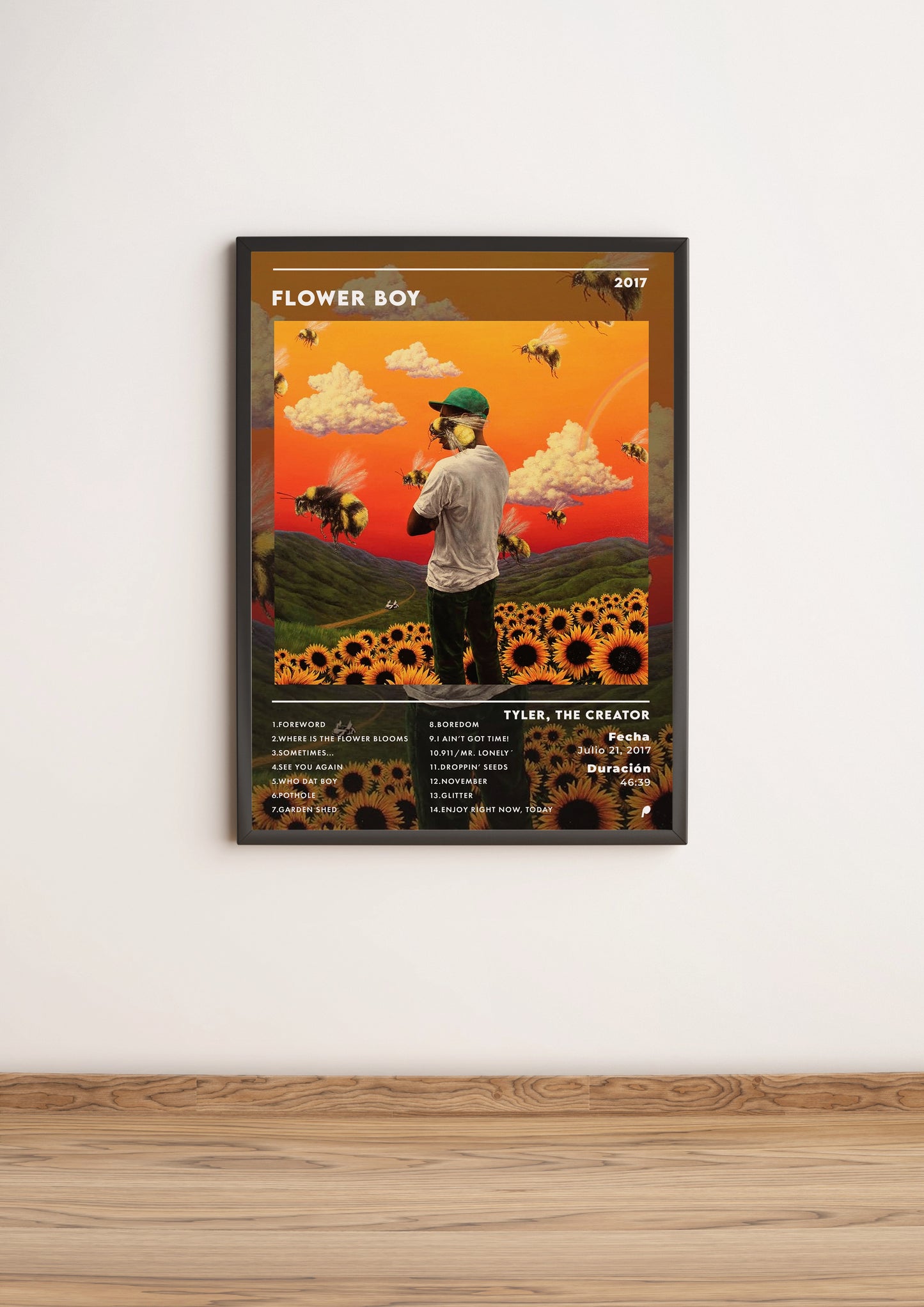 Póster Flower Boy - Tyler, The Creator (Edición APOLEO)