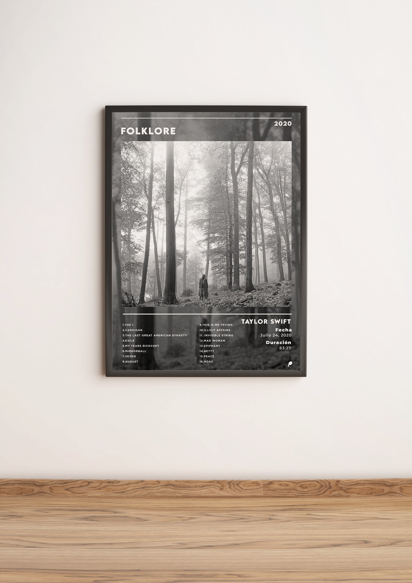 Póster Folklore - Taylor Swift (Edición APOLEO)