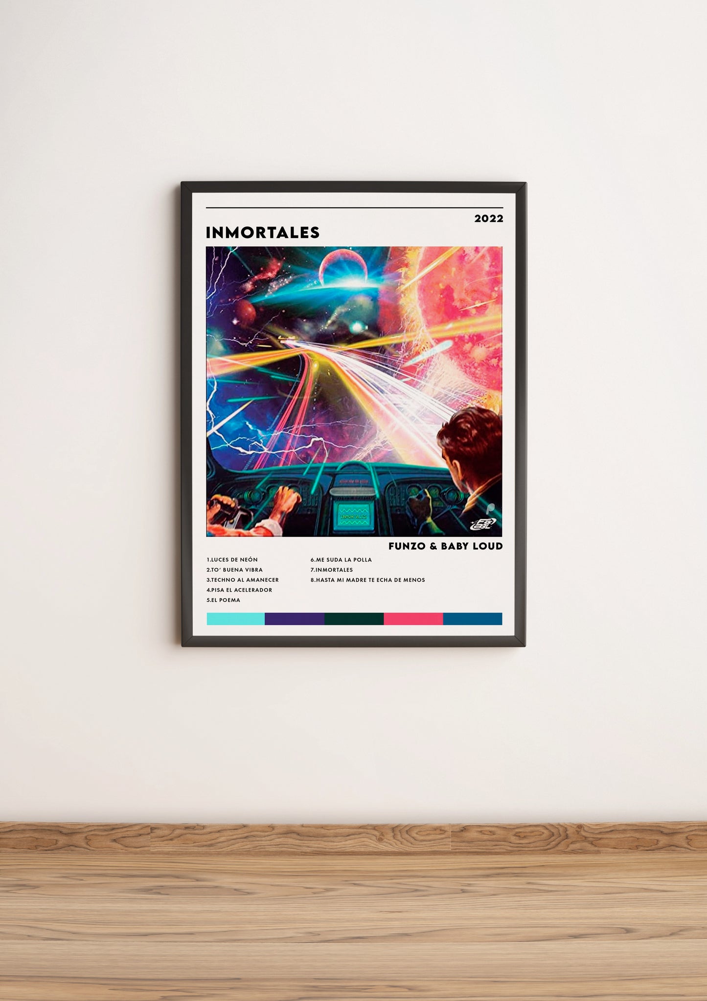 Póster "Inmortales" de Funzo & Baby Loud