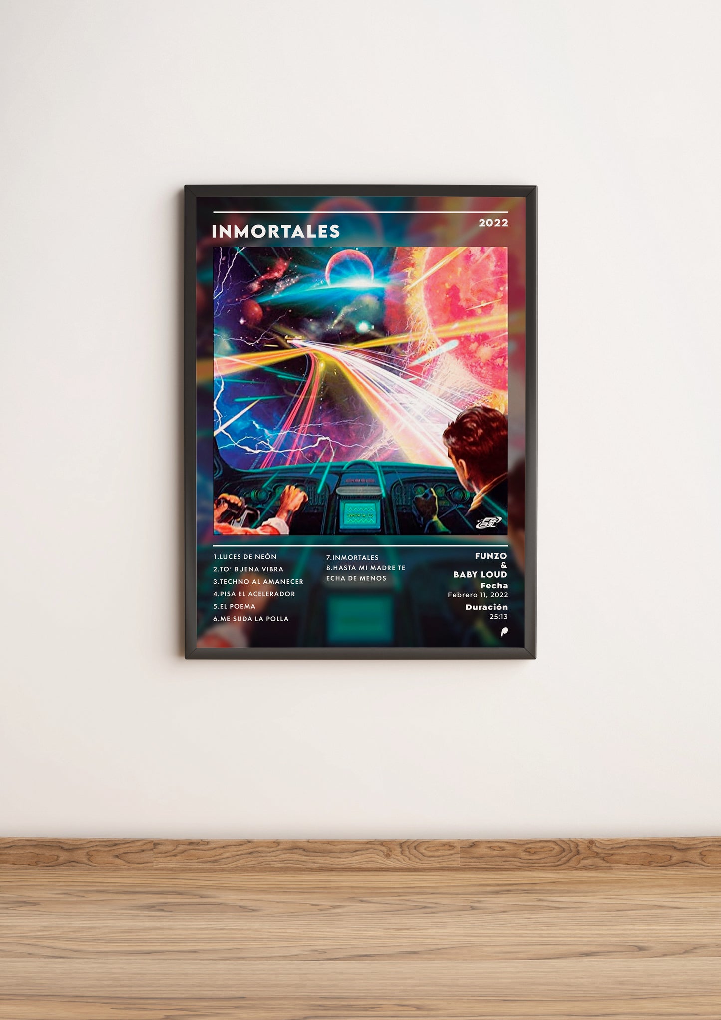 Póster "Inmortales" de Funzo & Baby Loud (Edición APOLEO)