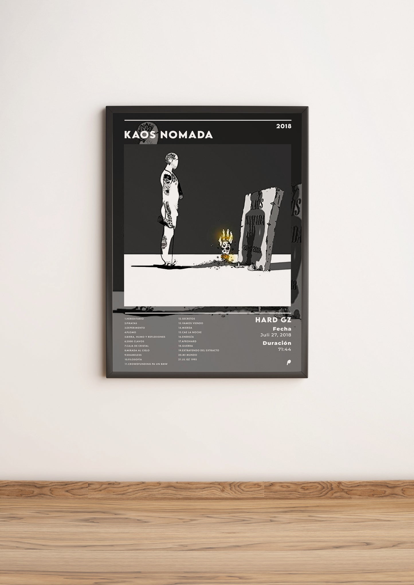 Póster "Kaos Nómada" de Hard GZ (Edición APOLEO)