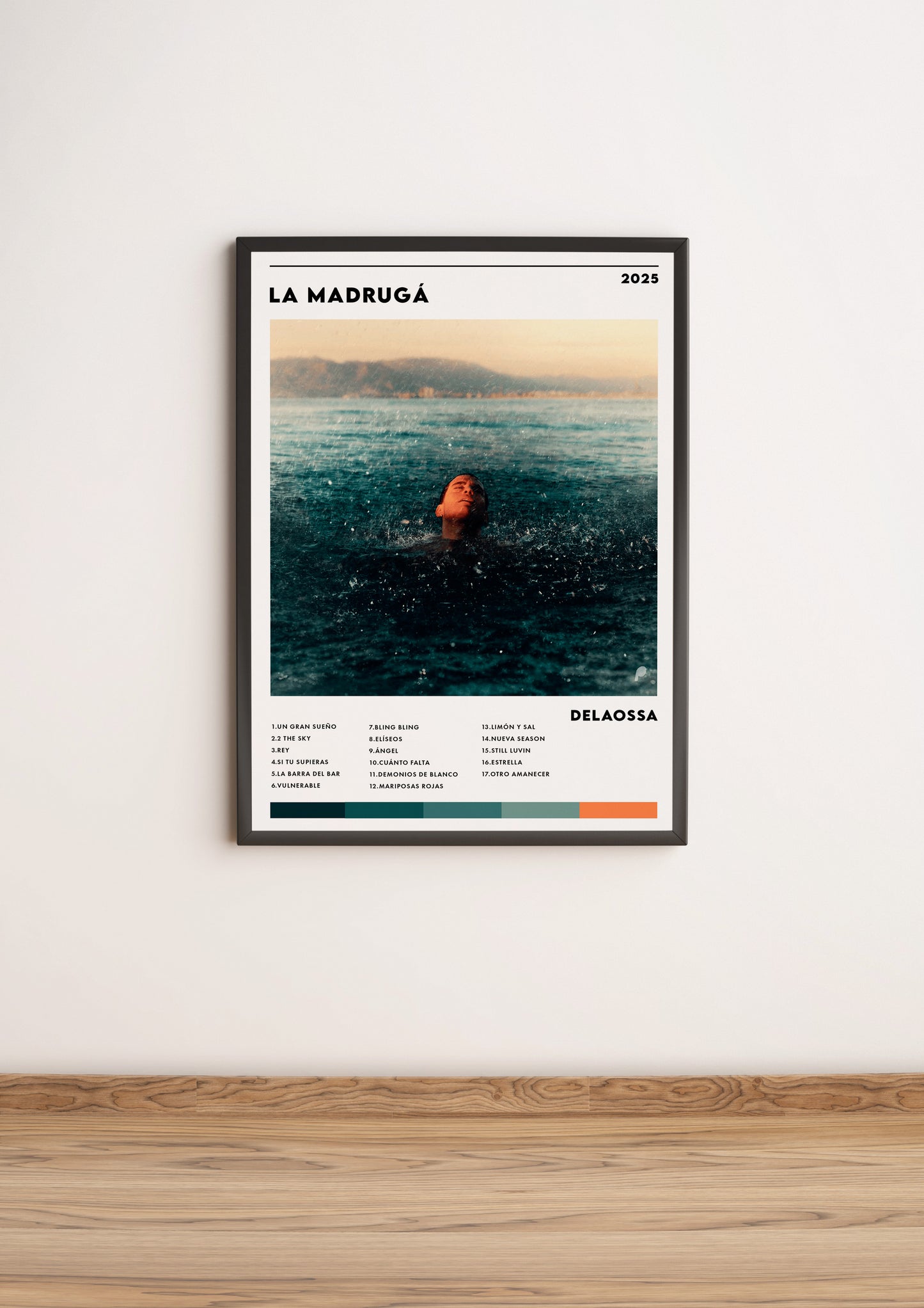 Póster álbum “La Madrugá” de Delaossa