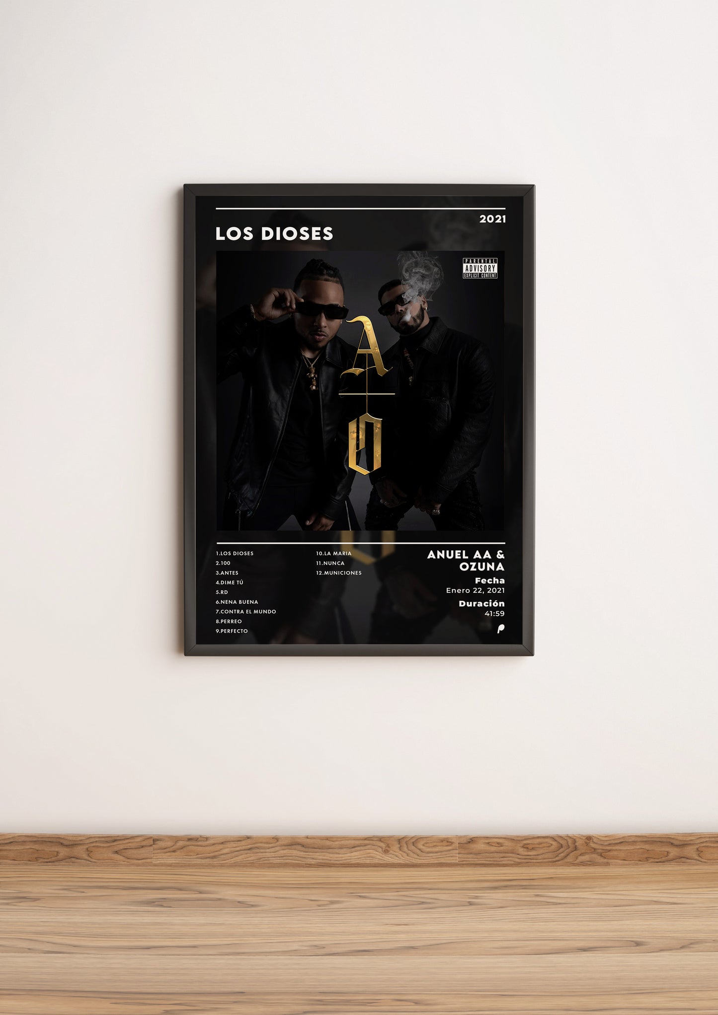 Póster “Los Dioses” - Anuel AA & Ozuna (Edición APOLEO)