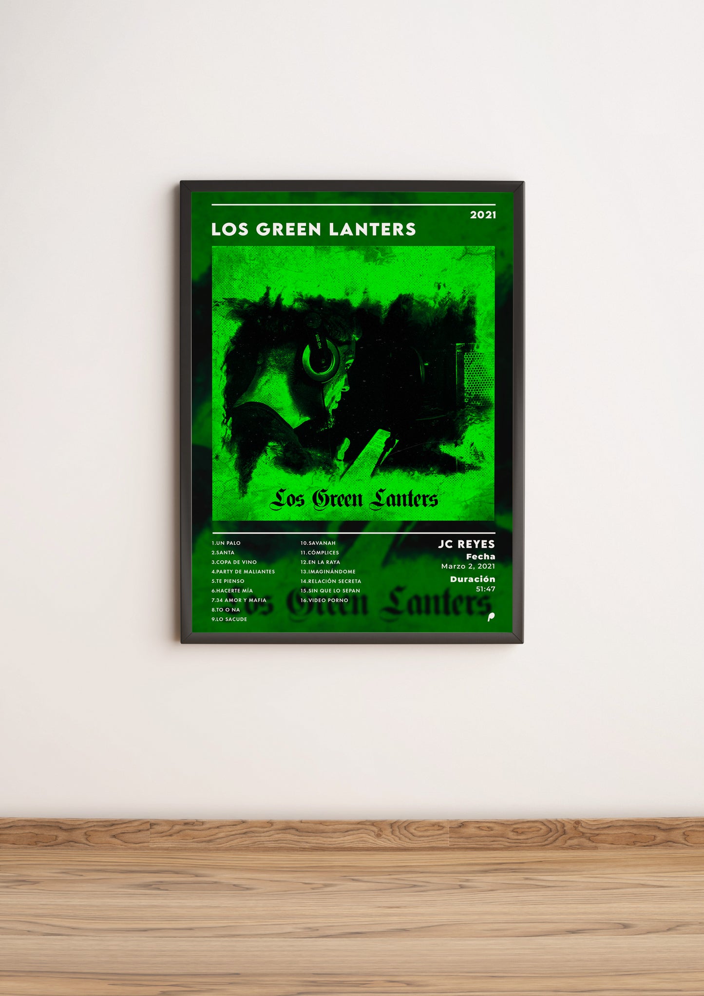 Póster “Los Green Lanters” - JC Reyes (Edición APOLEO)