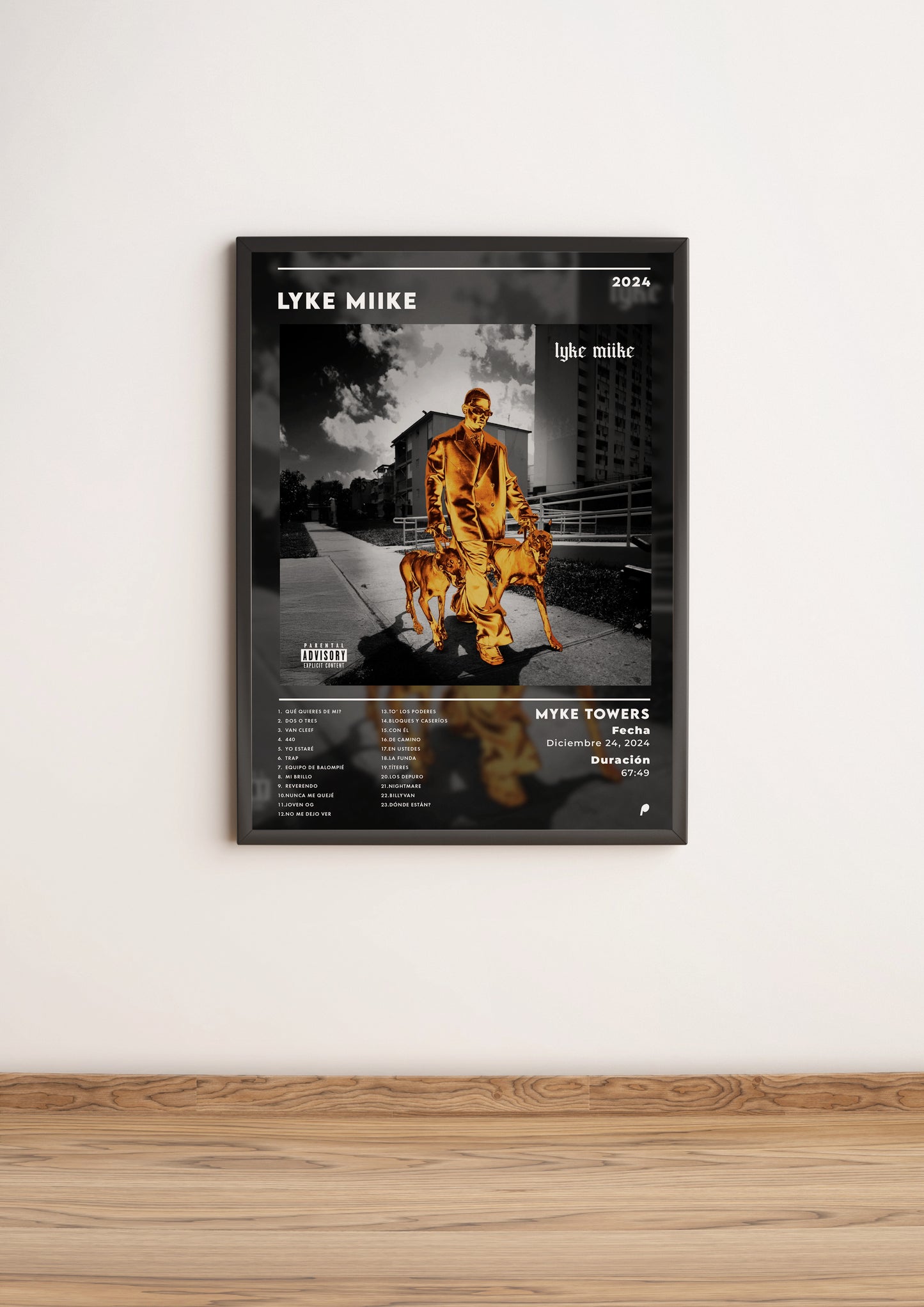 Póster "Like Miike" - Myke Towers (Edición APOLEO)