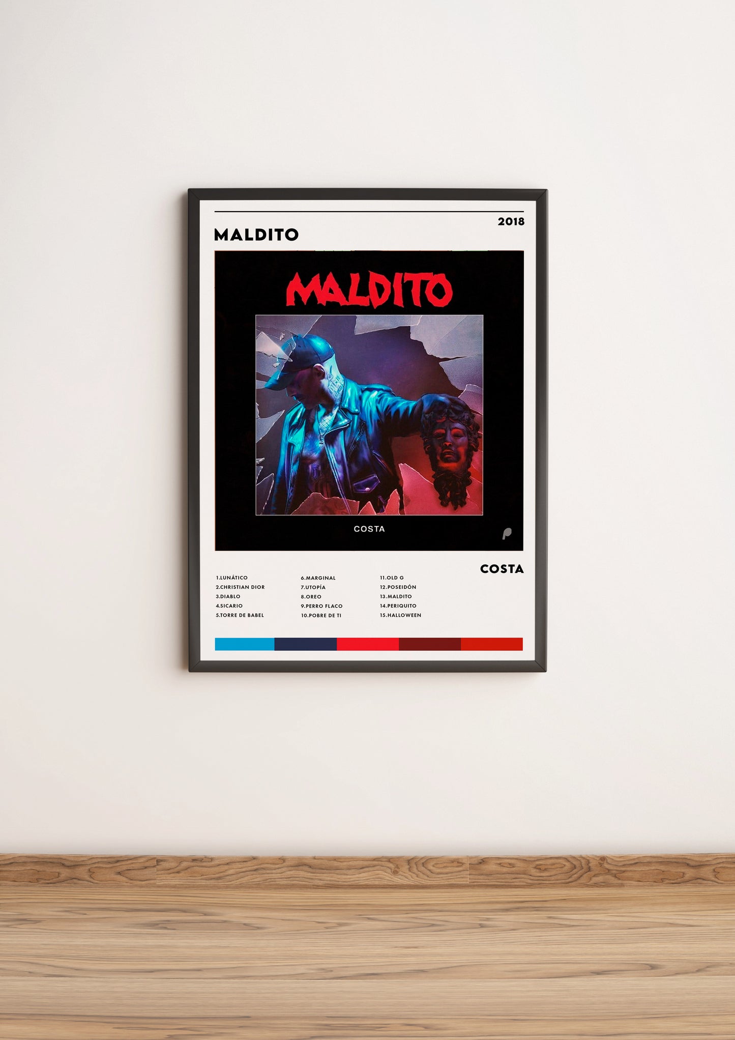 Póster "Maldito" de Costa