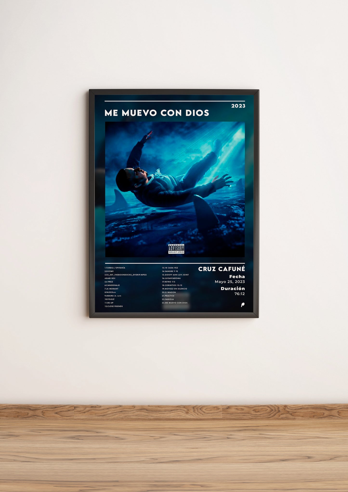 Póster "Me Muevo Con Dios" de Cruz Cafuné (Edición APOLEO)