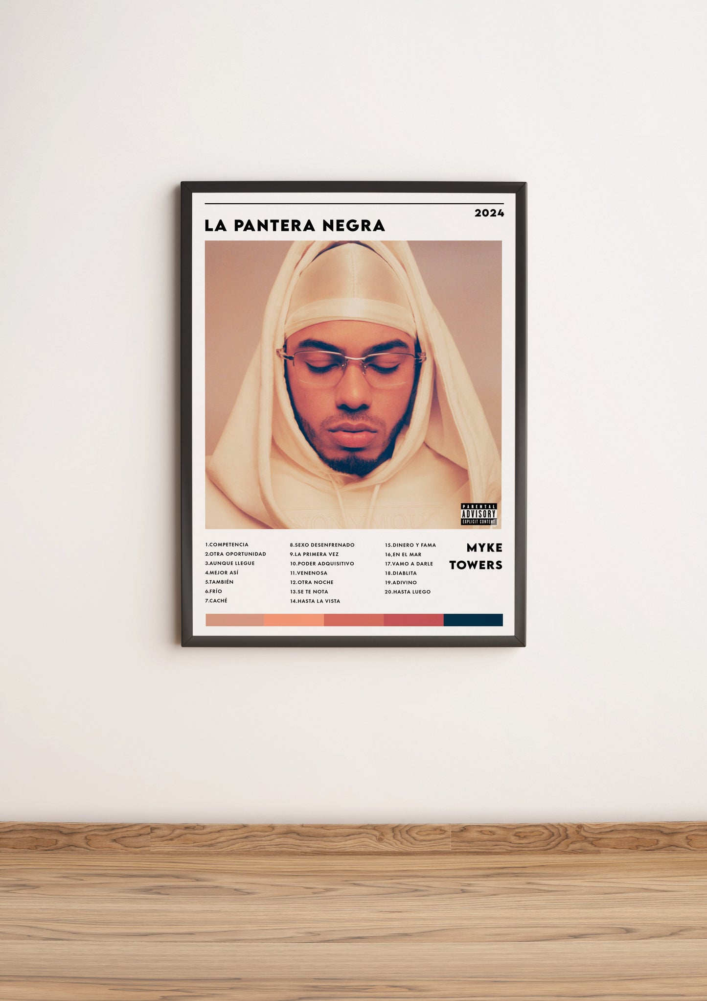 Póster La pantera negra - Myke Towers