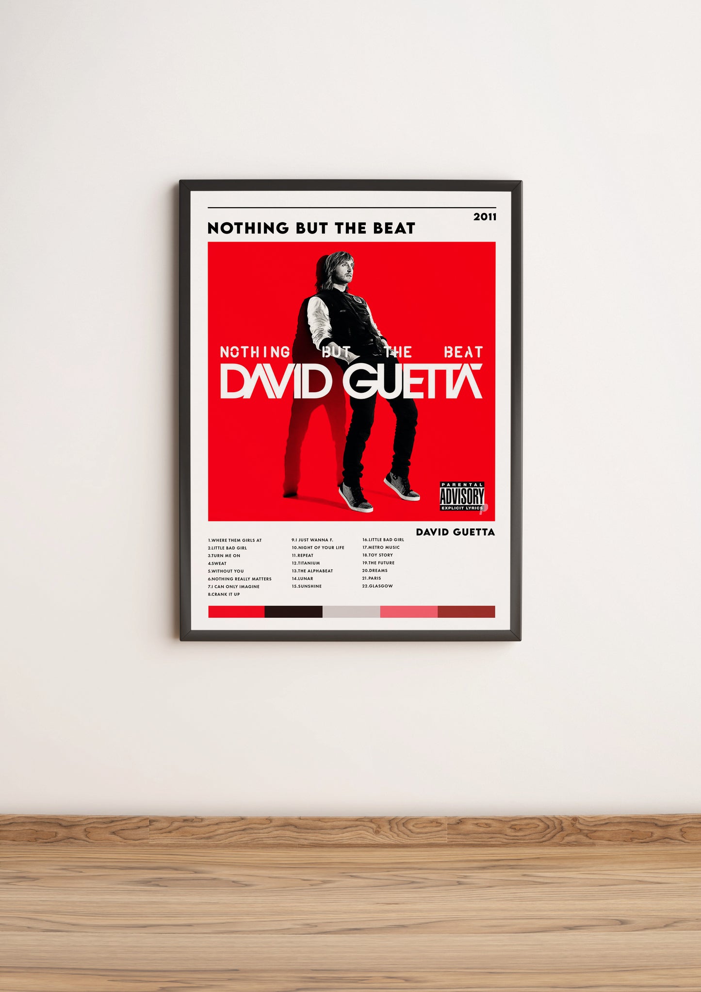 Póster David Guetta - Nothing But The Beat