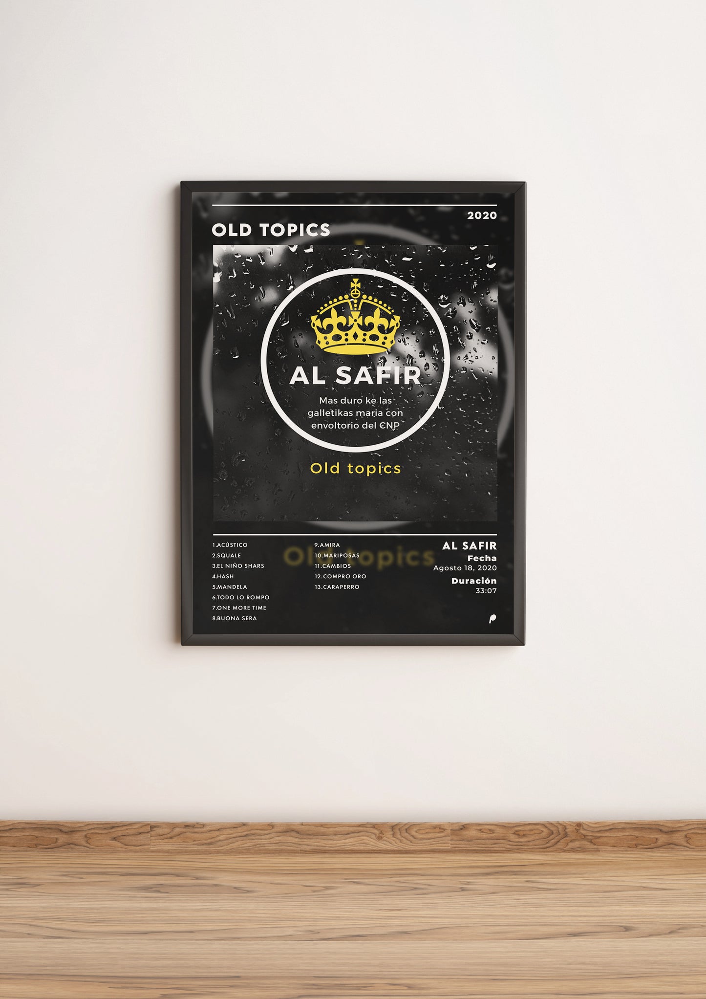 Póster "Old Topics" de Al Safir (Edición APOLEO)