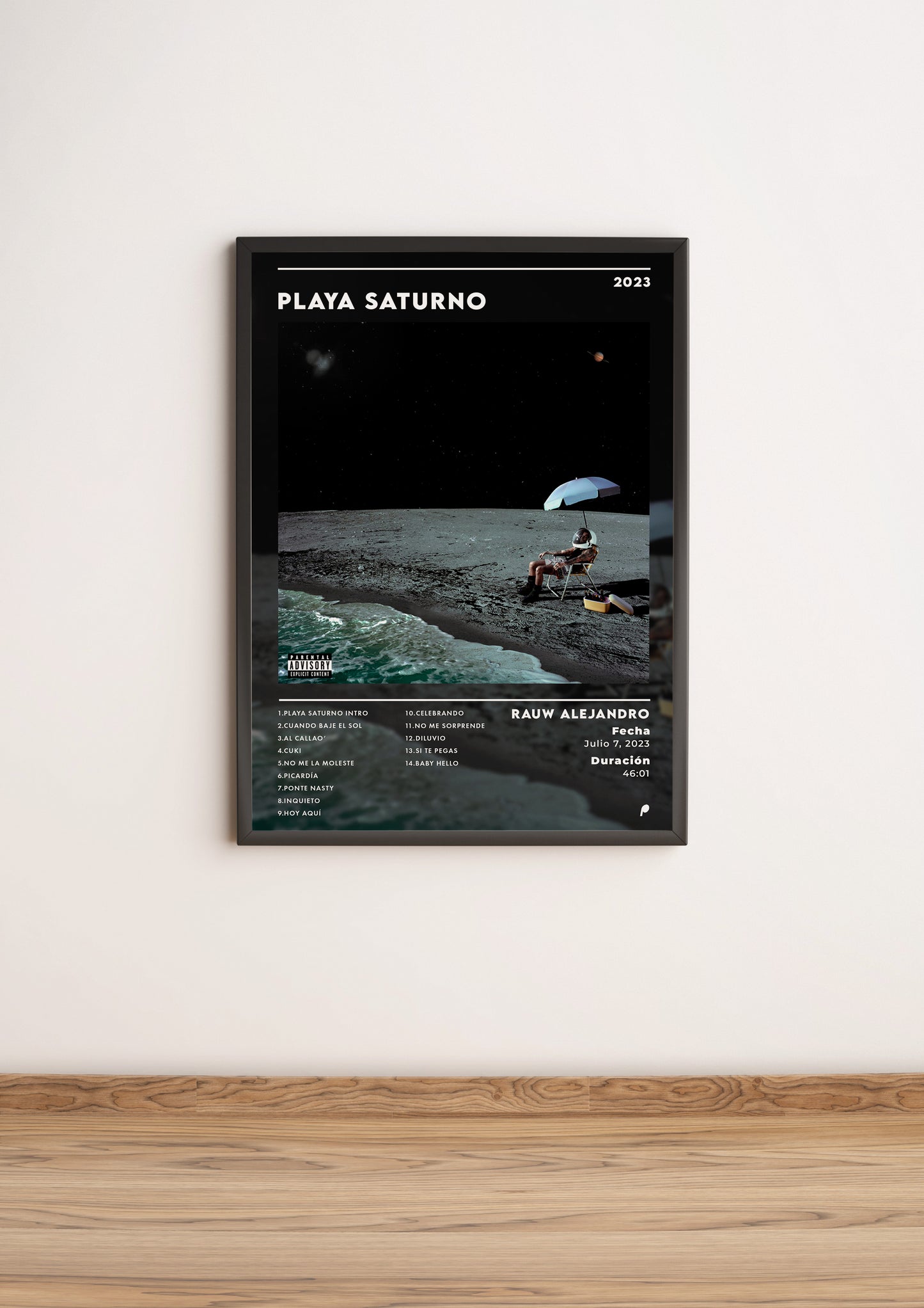 Póster “Playa Saturno” - Rauw Alejandro (Edición APOLEO)
