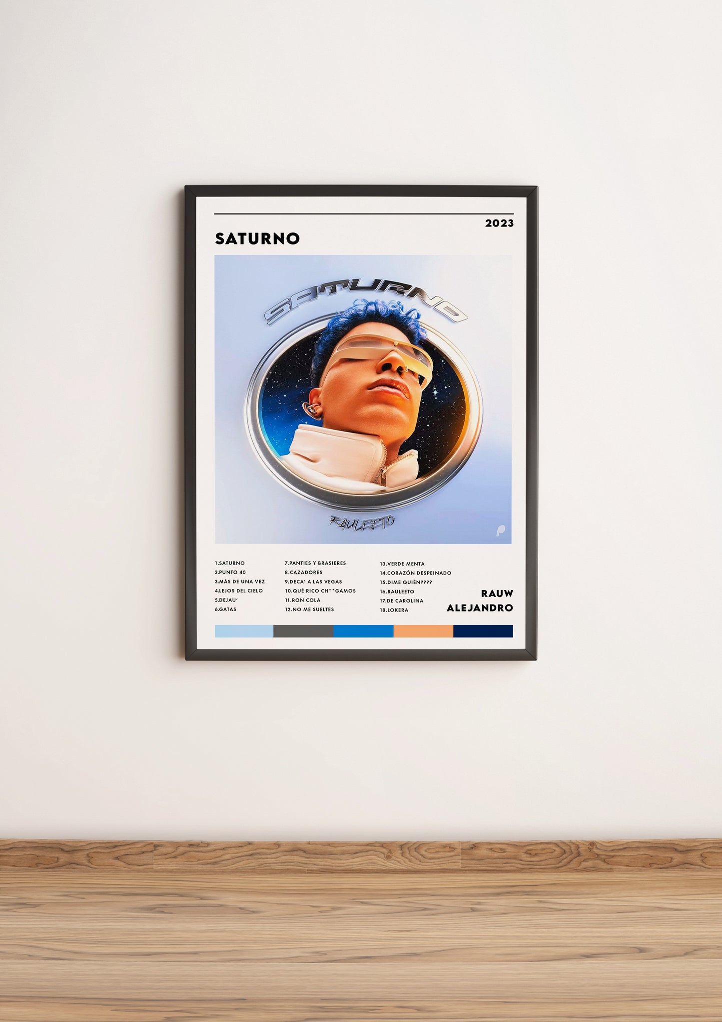 Póster SATURNO - Rauw Alejandro