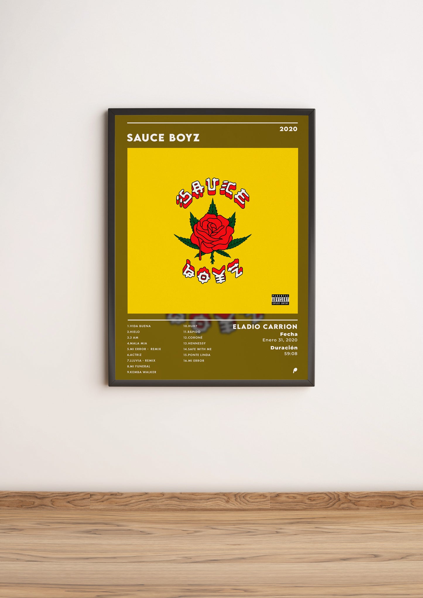Póster Sauce Boyz de Eladio Carrión (Eladio APOLEO)