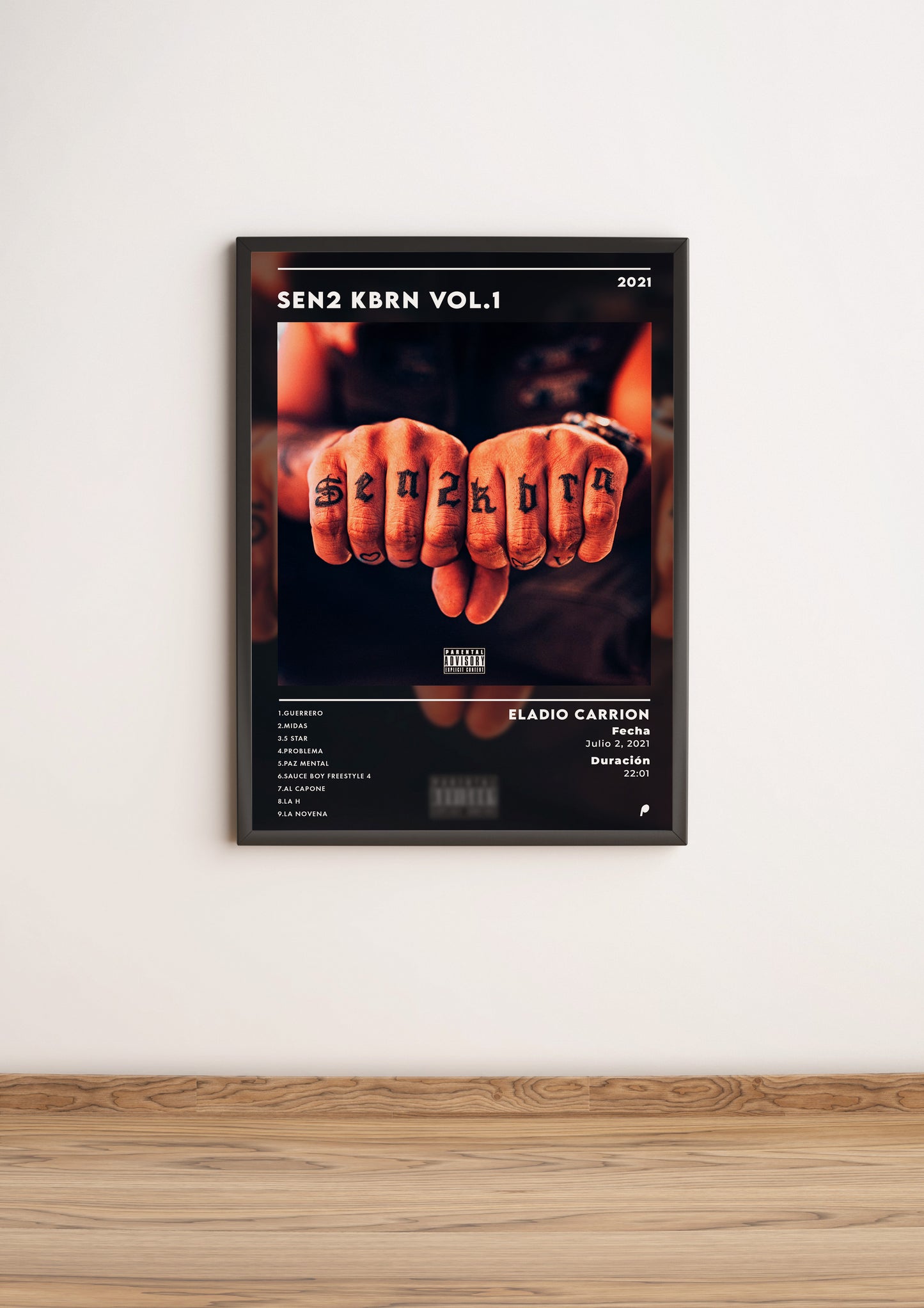 Póster SEN2 KBRN Vol. 1 de Eladio Carrión (Edición APOLEO)