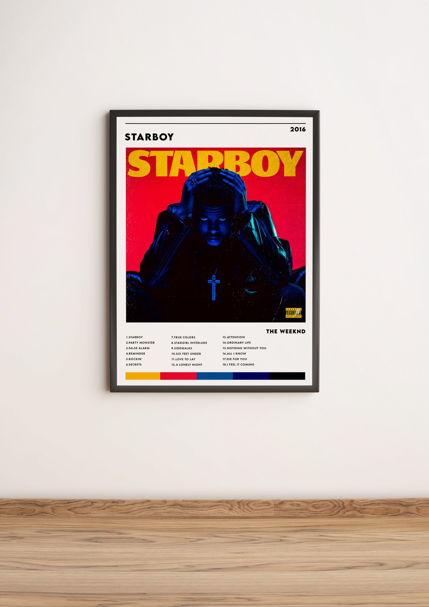 Póster Starboy de The Weeknd