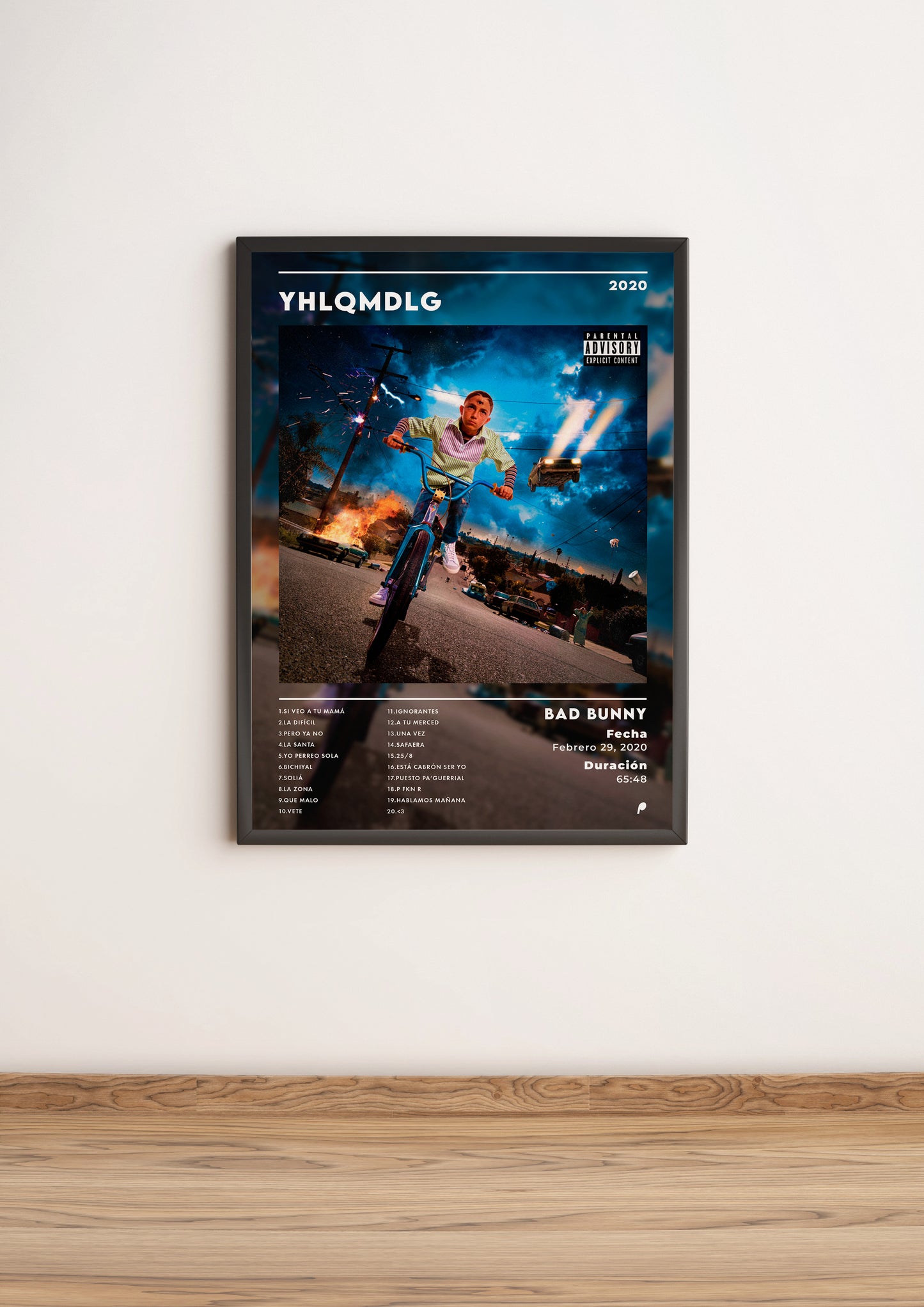 Póster "YHLQMDLG" de Bad Bunny