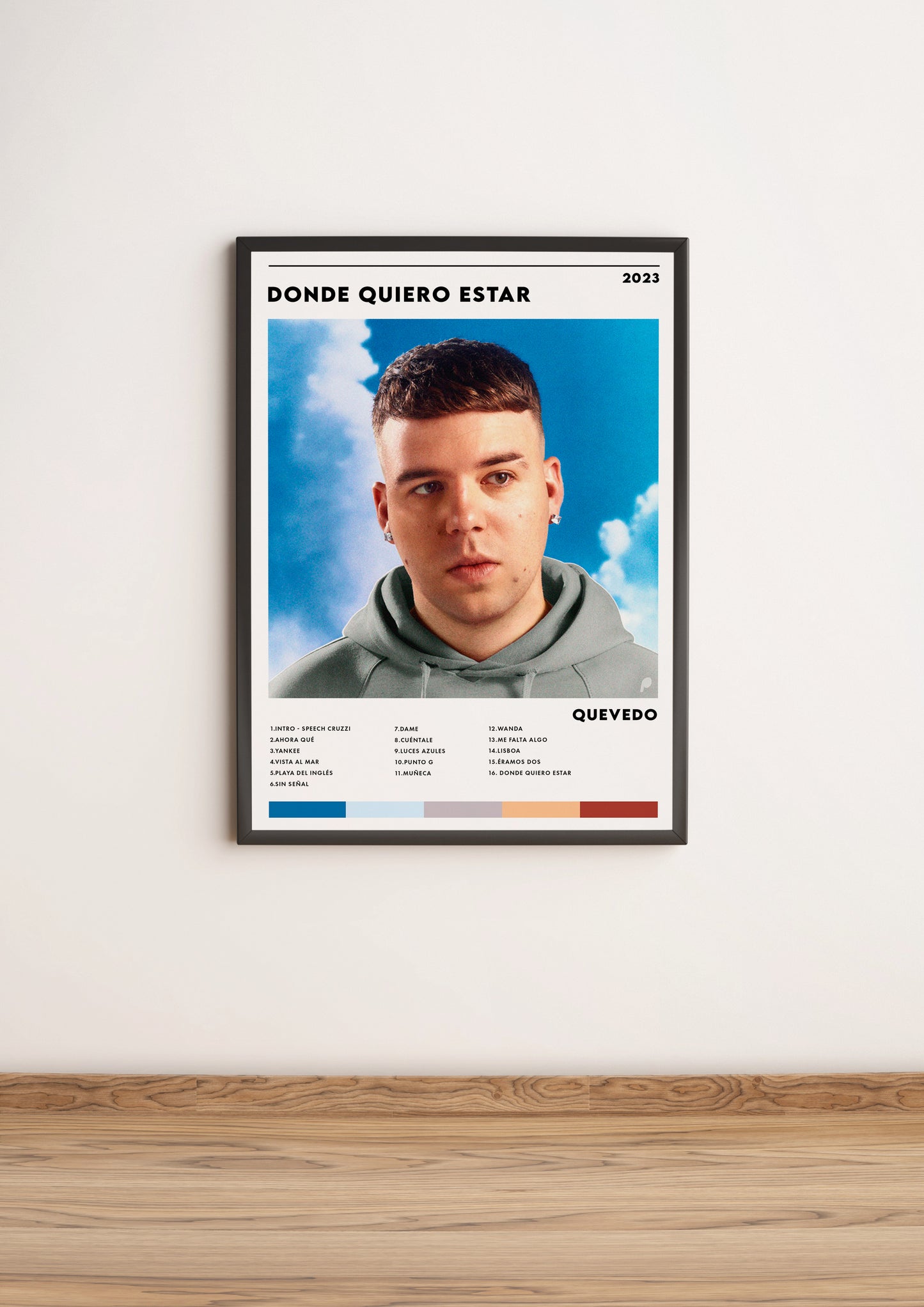 Póster Musical Quevedo - "Donde Quiero Estar"