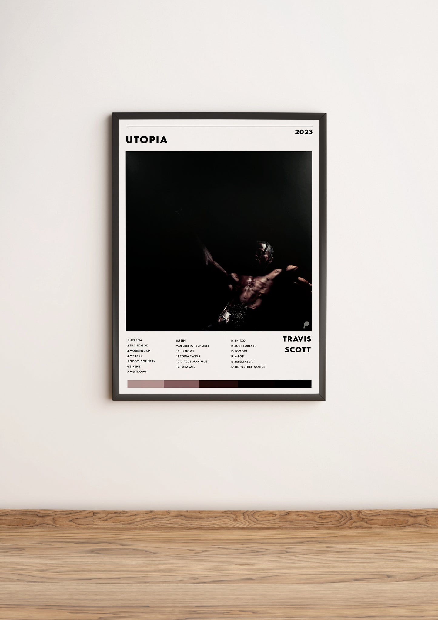 Póster Cuadro Musical Travis Scott - "Utopía"