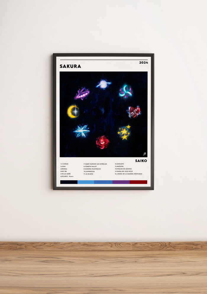 Póster Musical Saiko - "Sakura"