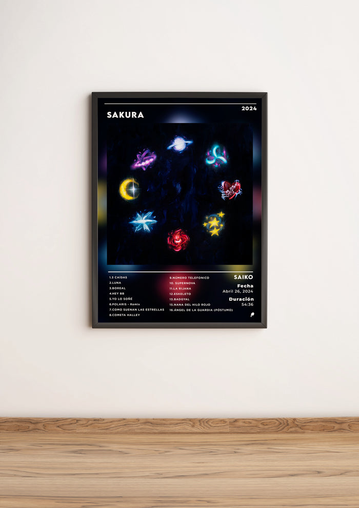 Póster/Cuadro Álbum SAIKO - SAKURA edición APOLEO