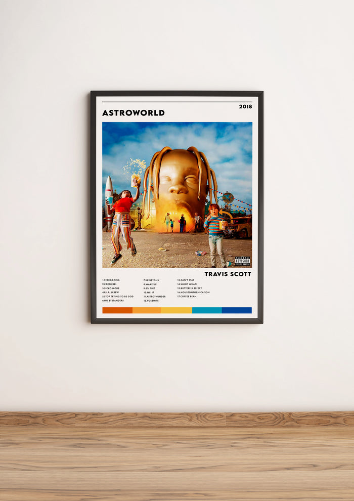 Póster Travis Scott - "Astroworld"