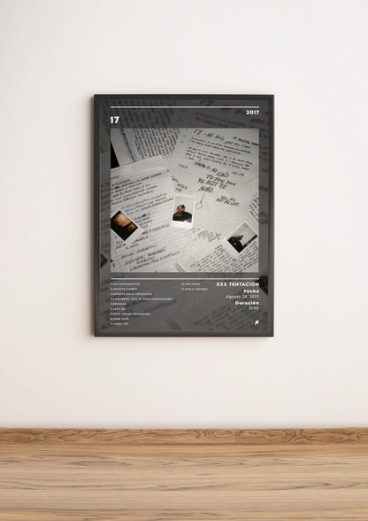 Póster “17” - XXX Tentacion (Edición APOLEO)