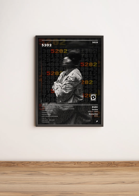 Póster “5202” - Duki (Edición APOLEO)