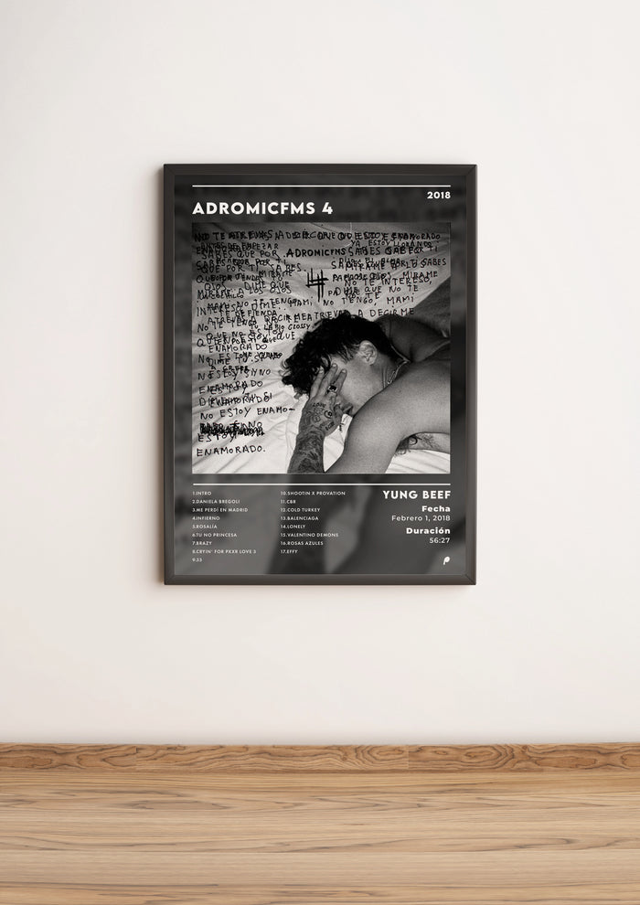 Póster "Adromicfms 4" de Yung Beef (Edición APOLEO)