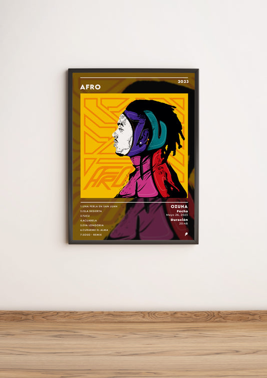 Póster “AFRO” - Ozuna (Edición APOLEO)