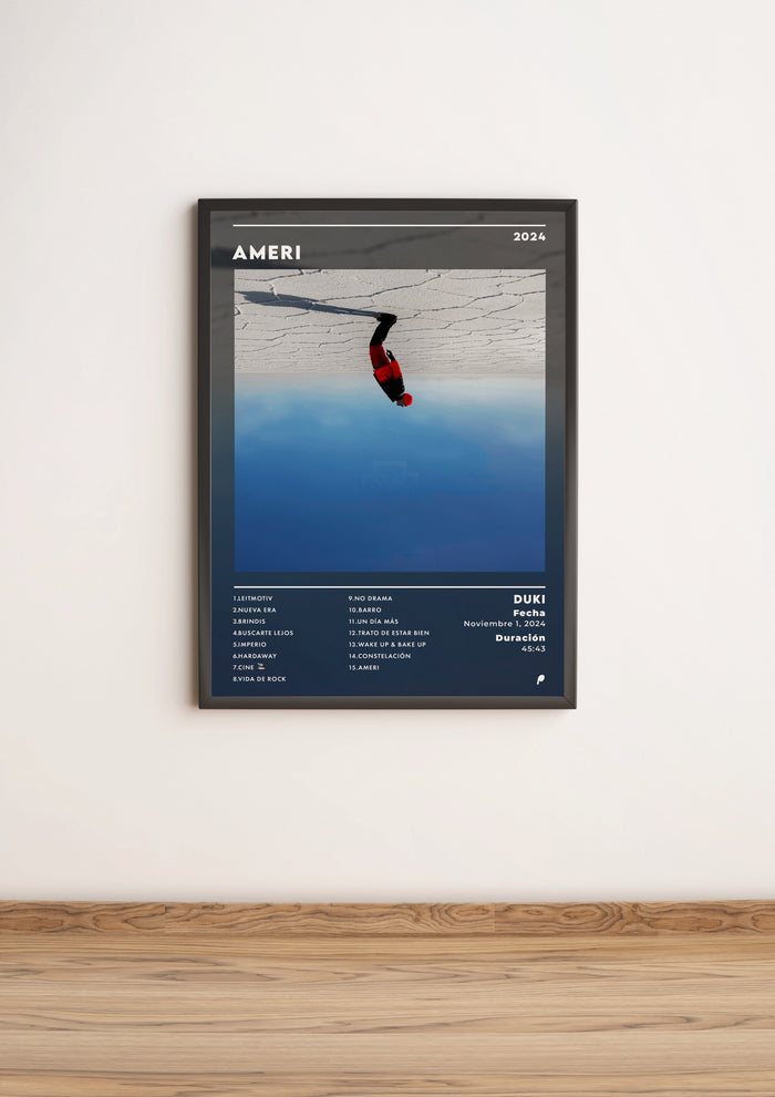 Póster AMERI de Duki (Edición APOLEO)