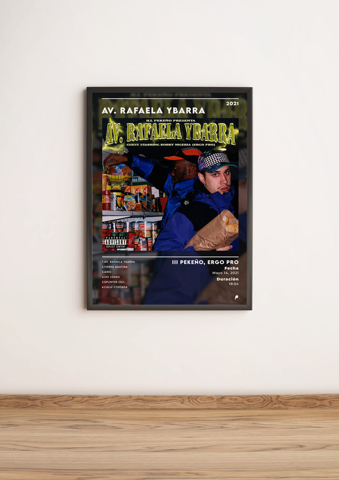 Póster "Av. Rafaela Ybarra" de Ill Pekeño y Ergo Pro