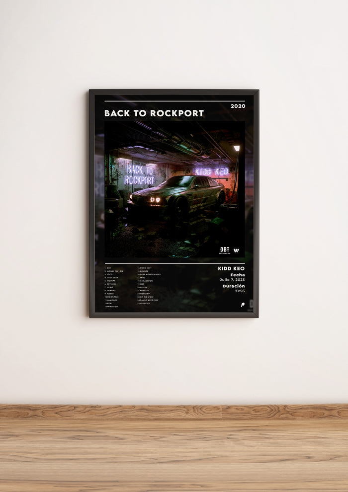 Póster “Back to Rockport” - Kidd Keo (Edición APOLEO)